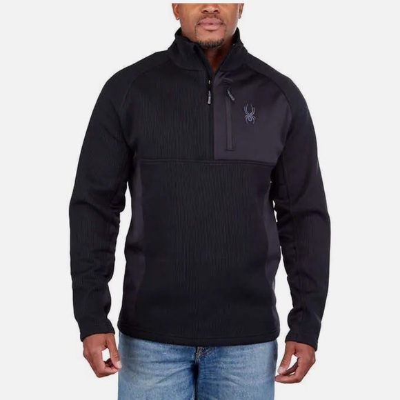 Spyder Men’s Gait Half Zip  Jacket - Picture 1 of 13